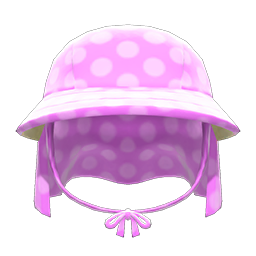 Animal Crossing Items Veiled Gardening Hat Pink