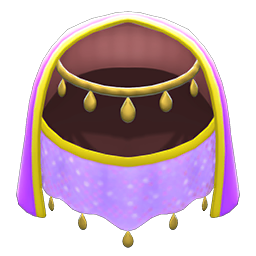 Animal Crossing Items Veil Purple