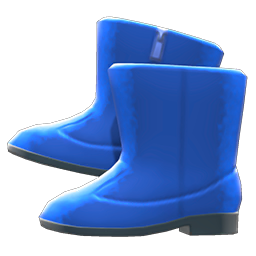 Animal Crossing Items Velour Boots Blue