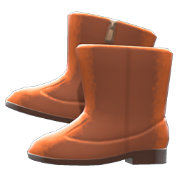 Velour Boots Brown