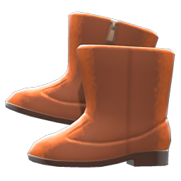 Animal Crossing Items Velour Boots Brown