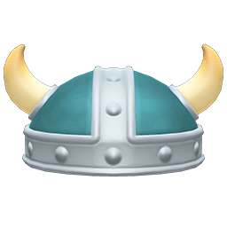 Animal Crossing Items Viking Helmet Blue