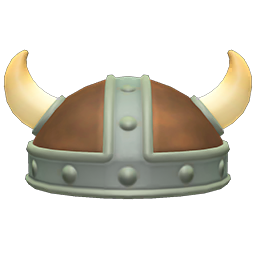 Animal Crossing Items Viking Helmet Brown
