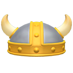 Animal Crossing Items Viking Helmet Gray