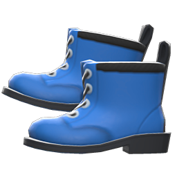 Animal Crossing Items Work Boots Blue
