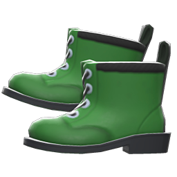 Animal Crossing Items Work Boots Green