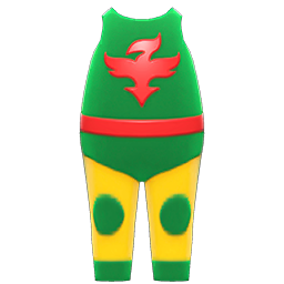 Animal Crossing Items Wrestler Uniform Green