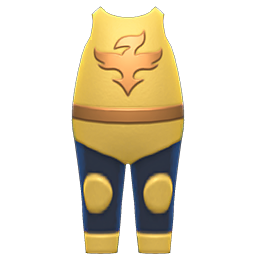 Animal Crossing Items Wrestler Uniform Yellow