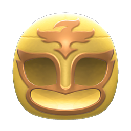 Animal Crossing Items Wrestling Mask Yellow