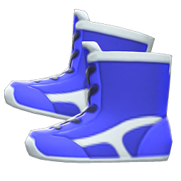 Animal Crossing Items Wrestling Shoes Blue