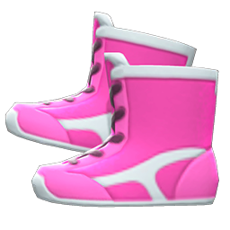 Animal Crossing Items Wrestling Shoes Pink