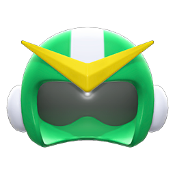 Animal Crossing Items Zap Helmet Green