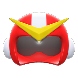 Animal Crossing Items Zap Helmet Red