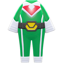 Animal Crossing Items Zap Suit Green