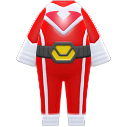 Animal Crossing Items Zap Suit Red