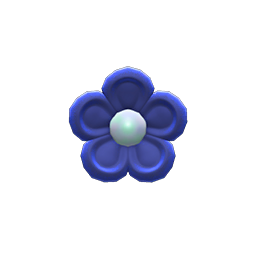 Animal Crossing Items Zen Hair Clip Dark blue