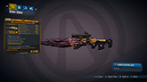 Borderlands 3 Items PSFOUR High Capacity Reflexive Malak's Bane#199