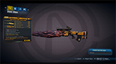 Borderlands 3 Items XBOX 1 High Capacity Deft Malak's Bane#235