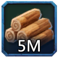 Lords Mobile Items iOS / Android 5,000,000 Timber
