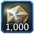 Lords Mobile Items iOS / Android 1000 Holy Stars