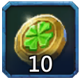 Lords Mobile Items iOS / Android 10 Luck Token