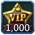 Lords Mobile Items iOS / Android 1000 VIP Points