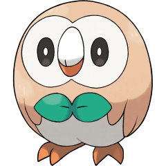 Pokemon Rowlet Non_Shiny